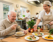 comida en residencias de ancianos