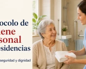 Protocolo de higiene personal en residencias